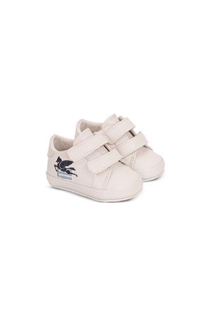 sneakers in pelle bianco ETRO KIDS | GV0516Z2132105BL